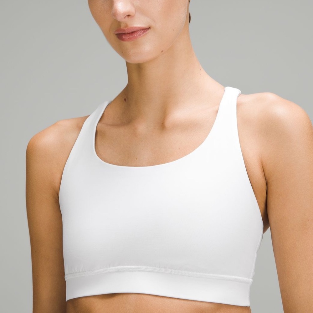 Lululemon White Energy Bra Size 6